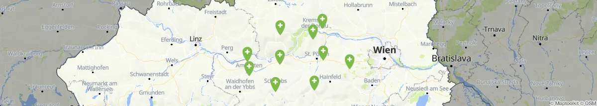 Kartenansicht für Apotheken-Notdienste in der Nähe von Schollach (Gemeinde, Niederösterreich) (78)